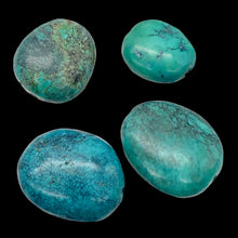 Load image into Gallery viewer, Turquoise Nugget | 22x19x12 to 16x15x7mm | Blue | 4 Beads
