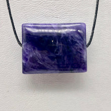 Load image into Gallery viewer, 30cts of Rare Rectangular Pillow Charoite Bead | 1 Beads | 22x17x9mm | 10872C - PremiumBead Alternate Image 7