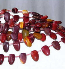 Load image into Gallery viewer, Red Mookaite Tongue Briolette Bead 8" Strand (11 Beads) 008464 - PremiumBead Alternate Image 2