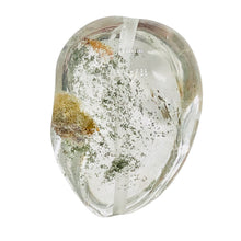 Load image into Gallery viewer, Lodalite Quartz Oval Pendant Bead | 27x20x14 mm | Clear Included | 1 Bead |