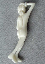 Load image into Gallery viewer, Unique Hand Carved Waterbuffalo Bone Geisha Bead 4832A - PremiumBead Alternate Image 2