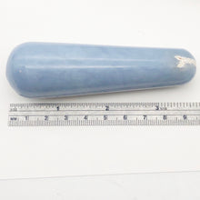 Load image into Gallery viewer, Angelite Calcite Specimen Wand Massage Crystal| 3 1/2" | Blue | 65.34g