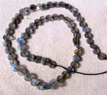 Load image into Gallery viewer, Flash Labradorite Faceted Coin Bead Strand 107499 - PremiumBead Primary Image 1