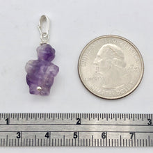Load image into Gallery viewer, Hand Carved Amethyst Goddess of Willendorf and Sterling Silver Pendant 509287AMS - PremiumBead Alternate Image 5