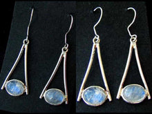 Load image into Gallery viewer, Rainbow Moonstone Spectrolite & 925 Sterling Silver Drop/Dangle Earrings 6254D - PremiumBead Primary Image 1