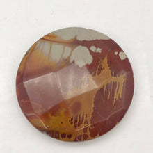 Load image into Gallery viewer, Picture Jasper Round Coin Stone | 50x10mm | Red Gray | 1 Pendant Bead |