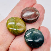 Load image into Gallery viewer, Hot 3 Plain Ocean Jasper Focal Beads 9108