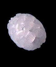 Load image into Gallery viewer, 1 Basket Weave Carved White Jade 14x12mm Barrel Bead 10564 | 14x12mm | multi-Hue