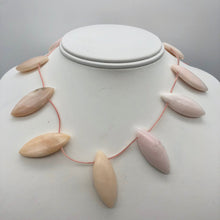 Load image into Gallery viewer, Pink Peruvian Opal Marquis Briolette 12 Bead Strand 10815E - PremiumBead Alternate Image 2