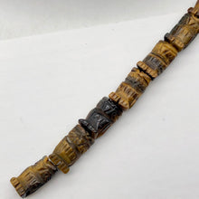 Load image into Gallery viewer, Wisdom Carved Tigereye Owl Figurine Worry-stone | 21x12x9mm | Golden Brown - PremiumBead Alternate Image 5