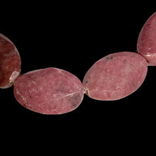 Load image into Gallery viewer, Yummy 3 Faceted Pink Rhodonite Pendant 30x20.5x8mm Beads 008678