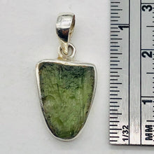 Load image into Gallery viewer, Moldavite Sterling Silver Drop | 1 1/8" Long | Green | 1 Pendant |