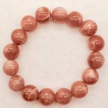 Load image into Gallery viewer, Succulent!! 13mm Peach Moonstone 15 Bead Bracelet - PremiumBead Primary Image 1