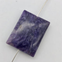 Load image into Gallery viewer, 25cts of Rare Rectangular Pillow Charoite Bead | 1 Beads | 23x18x7mm | 10872A - PremiumBead Primary Image 1