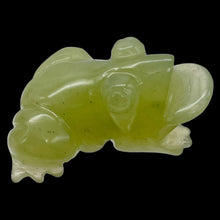 Load image into Gallery viewer, Jade Money Frog Carving | 2" Long | Green | 1 Figurine |