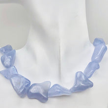 Load image into Gallery viewer, Blue Chalcedony Pendant 18 Bead Strand - PremiumBead Alternate Image 3