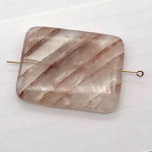 Load image into Gallery viewer, Quartz Orange Rectangular Pendant Bead | 40x30x6mm |