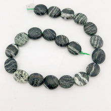 Load image into Gallery viewer, Zebra Jasper Oval Stone | 10x8mm | Black White Chatoyant | 41 Bead(s)