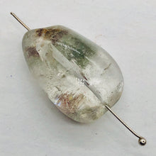 Load image into Gallery viewer, Lodalite Quartz Oval Pendant Bead | 27x24x14 mm | Clear Included | 1 Bead |