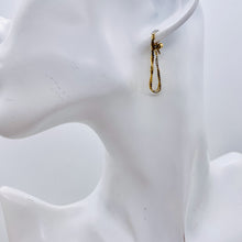 Load image into Gallery viewer, 14K Gold Chain Post Earrings | 1" Long | Gold | 1 Pair |