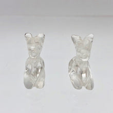 Load image into Gallery viewer, Graceful 2 Carved Quartz Giraffe Beads | 20x15x8mm | Clear - PremiumBead Alternate Image 8