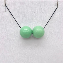 Load image into Gallery viewer, Rare Natural Variscite Round Beads | 2 Beads | Green | 8mm | 006676 - PremiumBead Primary Image 1