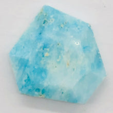 Load image into Gallery viewer, 63cts Druzy Natural Hemimorphite Pendant Bead | Blue | 30x30x8mm | 1 Bead |