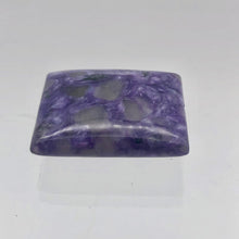 Load image into Gallery viewer, 80cts of Rare Rectangular Pillow Charoite Beads | 2 Beads | 27x22x10mm | 10871B - PremiumBead Alternate Image 2