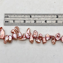 Load image into Gallery viewer, Ballerina Pink Keishi FW Pearl Strand | 9x6x3mm | Rose | Keishi | 80+ pearls | - PremiumBead Alternate Image 5
