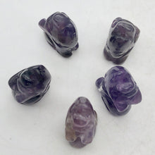 Load image into Gallery viewer, Hand Carved Amethyst Wolf/Coyote Figurine | 21x11x8mm | Purple - PremiumBead Alternate Image 5