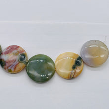 Load image into Gallery viewer, Ocean Jasper Graduated Round Strand | 26x8 to 24x8 mm | Multi-color | 16 Beads |