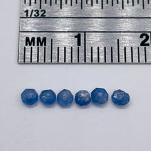 Load image into Gallery viewer, Six - 3x2 to 2.x1mm Blue Sapphire Faceted Beads 3285C