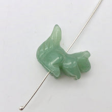 Load image into Gallery viewer, Nuts 2 Hand Carved Animal Aventurine Squirrel Beads | 21.5x15.5x9mm | Green - PremiumBead Alternate Image 5