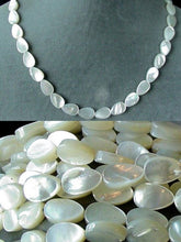 Load image into Gallery viewer, Perfect Natural 12x8mm Mother of Pearl Shell Bead Strand 104325 - PremiumBead Alternate Image 3