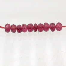 Load image into Gallery viewer, Premium Natural Red Spinel Faceted Roundel Beads | 3mm | 10 Beads |
