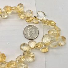 Load image into Gallery viewer, Citrine Faceted Briolette Bead Strand | 13x11 to 11x8x5mm | Golden | 55g |