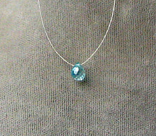 Load image into Gallery viewer, 1 Blue Zircon Faceted Briolette Bead, 5.5x4mm, Blue, 1.1 carats 4880 - PremiumBead Alternate Image 7