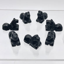 Load image into Gallery viewer, Black Stallion 2 Obsidian Horse Pony Beads - PremiumBead Alternate Image 10