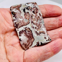 Load image into Gallery viewer, Apache Jasper Wavy Rectangle Pendant Bead | 2 1/2x1 3/4" | Red | 1 Bead |