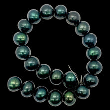 Load image into Gallery viewer, Midnight Emerald Green FW Pearl 8" Strand 9444HS