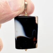 Load image into Gallery viewer, Semi Precious Stone Jewelry Sardonyx Agate Pendant Necklace 14Kgf