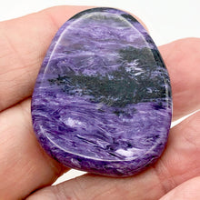Load image into Gallery viewer, Charoite Pendant Bead | 39x33x8 to 43x33x10 | Purple | 1 Bead(s)