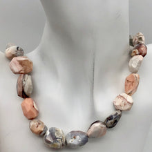 Load image into Gallery viewer, Botswana Agate Faceted Strand | 25x17x11 to 13x12x9mm | Pink | Nugget | 21 Bds | - PremiumBead Alternate Image 4
