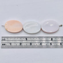 Load image into Gallery viewer, Rare Pink Conch Shell 18x13mm Oval Bead Strand 109460