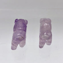 Load image into Gallery viewer, Prosperity 2 Light Amethyst Carved Bison / Buffalo Beads | 21x14x8mm | Purple - PremiumBead Alternate Image 9