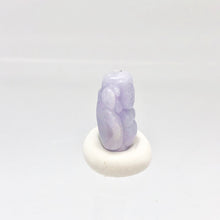 Load image into Gallery viewer, 24.7cts Hand Carved Buddha Lavender Jade Pendant Bead | 21x14.5x9mm | Lavender - PremiumBead Alternate Image 7