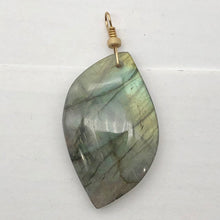 Load image into Gallery viewer, Labradorite 14K Gold Filled Drop Pendant | 1 3/8" Long | Blue Green |