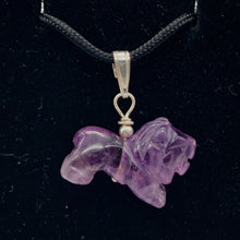 Load image into Gallery viewer, Hand Carved Roaring Lion and Sterling Silver Pendant | 1 1/8" Long | 509295AMLS - PremiumBead Alternate Image 2