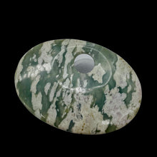 Load image into Gallery viewer, Harmony Stone Oval Centerpiece Bead - Ice Green | 63x45x8mm | 1 Bead |
