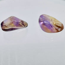 Load image into Gallery viewer, Ametrine Large Nugget Pendant Beads | 22x12x12/22x15x10 | Purple/Gold | 2 Beads|